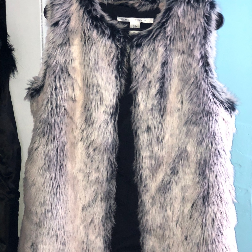Faux fur vest